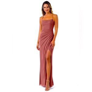 Azazie Desert Rose “Kalea” Bridesmaid Dress